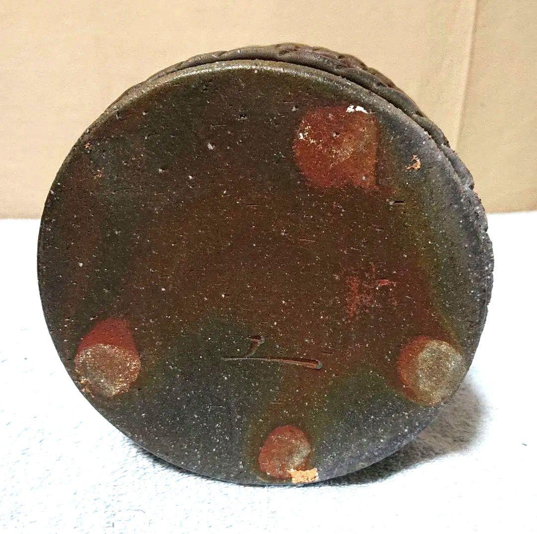 四代常山作手桶花入れ