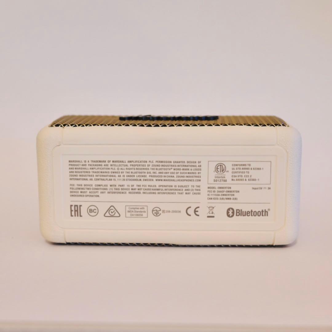 Marshall Bluetooth スピーカー ホワイト