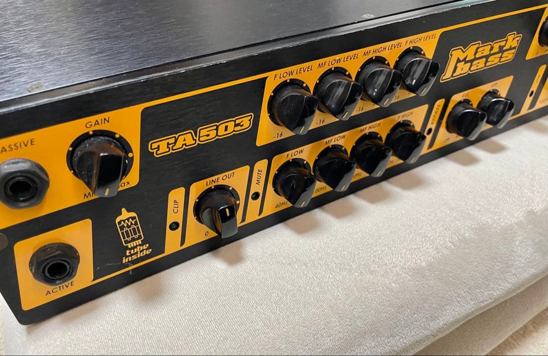 【レア品/動作確認済】Markbass TA503 ベース用 真空管ヘッドアンプ