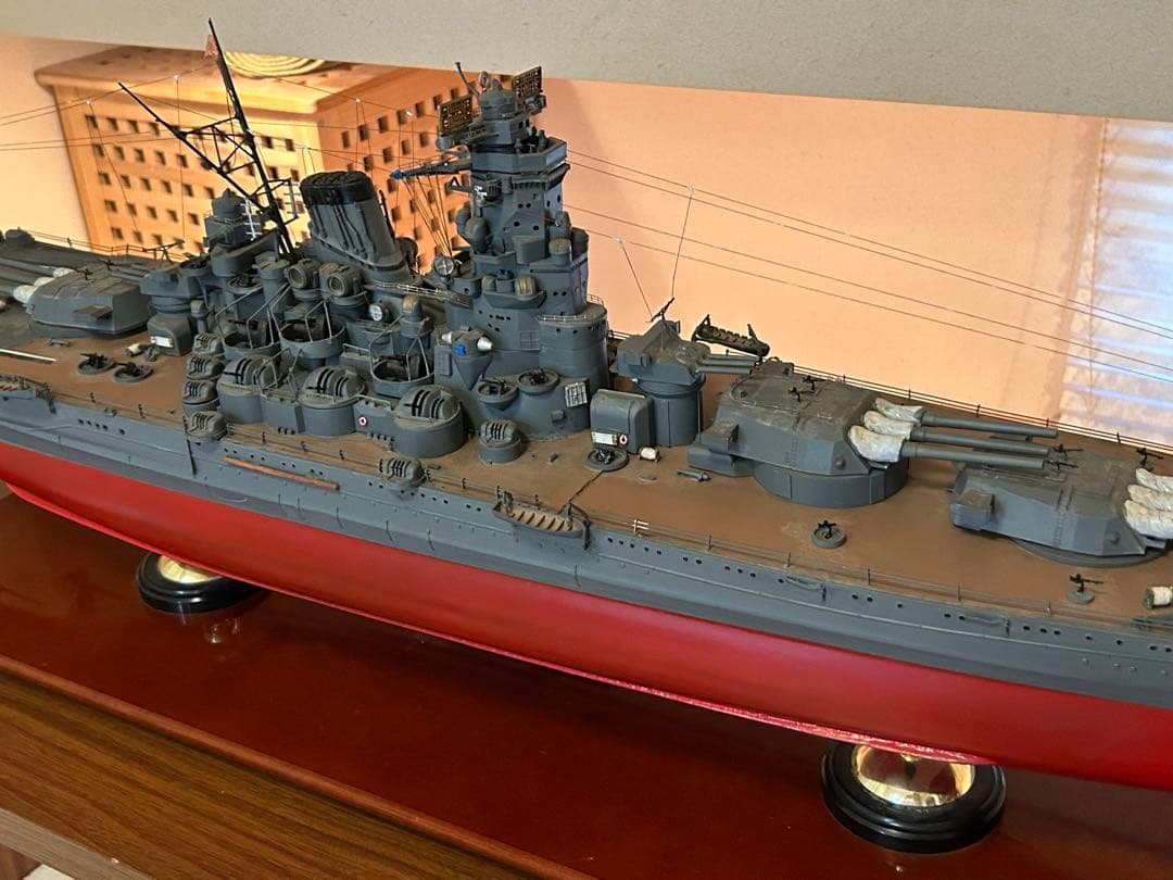 【17日まで限定値下げ】ニチモ 戦艦大和 1/200 塗装完成品