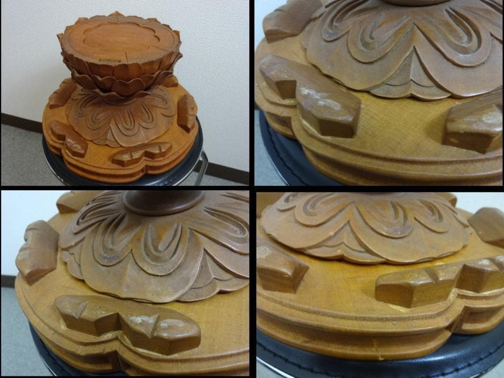 木彫り　阿弥陀如来座像　高さ約60㎝　古美術　中国美術　骨董　旧家蔵出し　置物