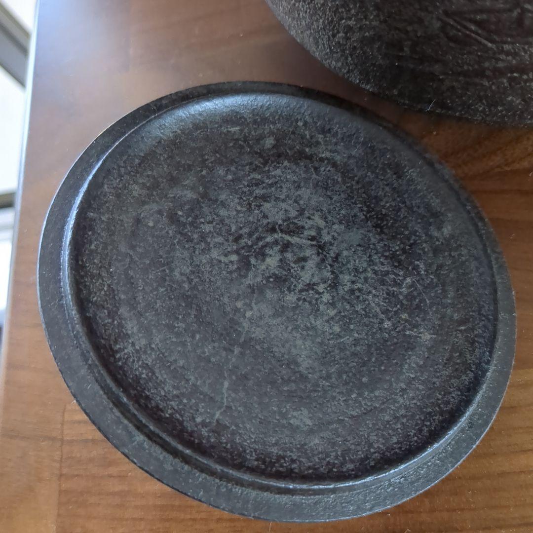 岩手南部鉄瓶　虎山工房　浮彫り鉄瓶☆大幅値下げ