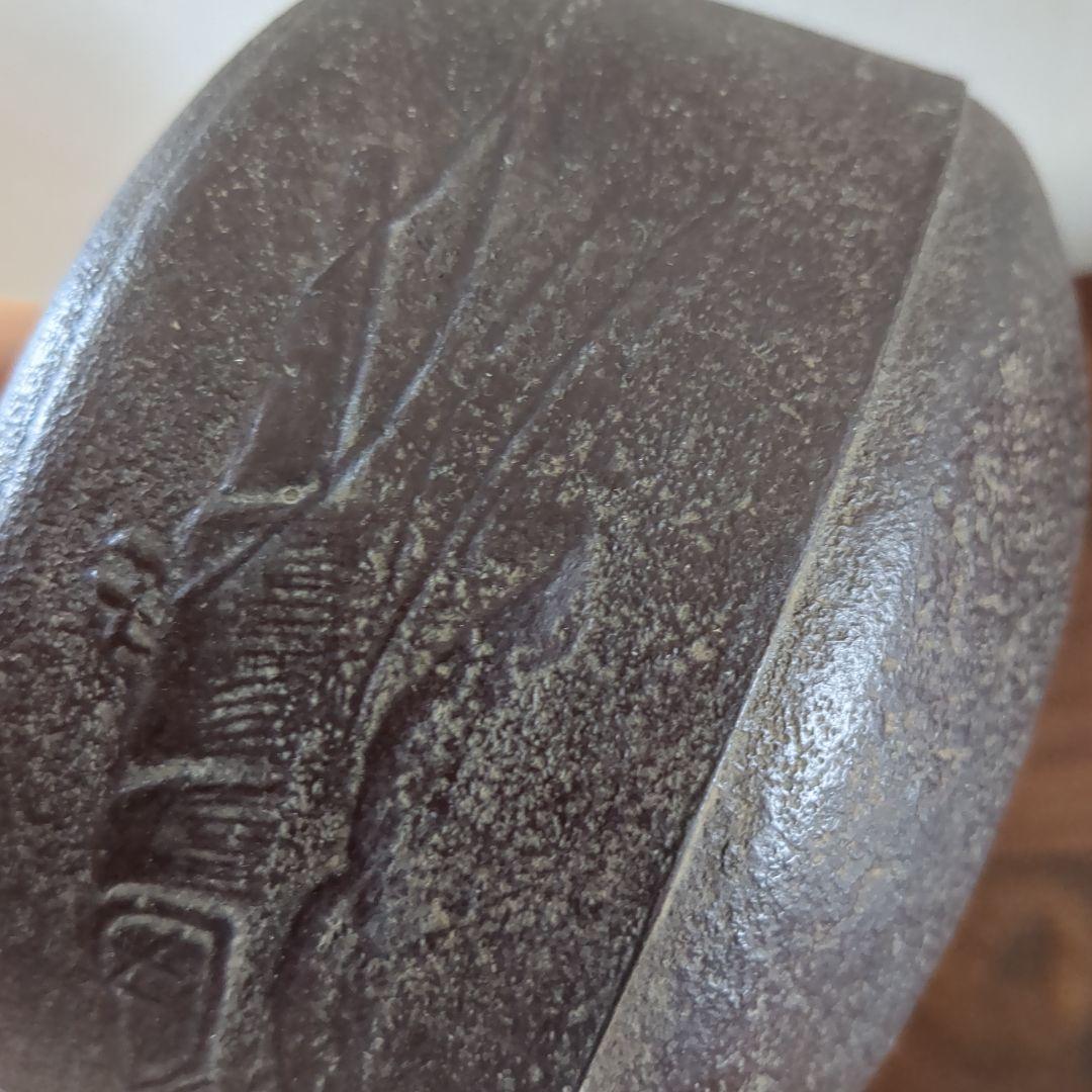 岩手南部鉄瓶　虎山工房　浮彫り鉄瓶☆大幅値下げ