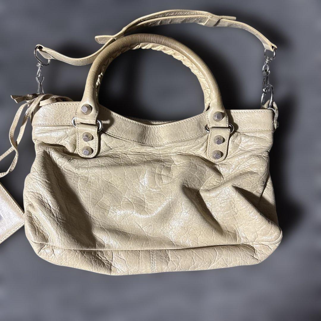 Balenciaga ベージュ ハンドバッグ
