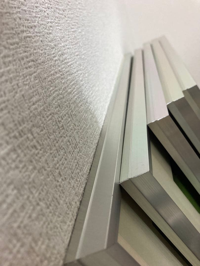 5枚セット アルミ額縁4つ切