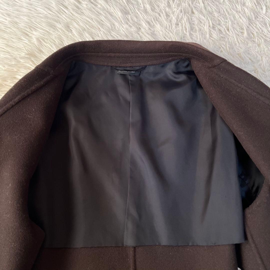 【美品】ジルサンダー カシミヤ混　ウール　チェスターコート　レディースコート