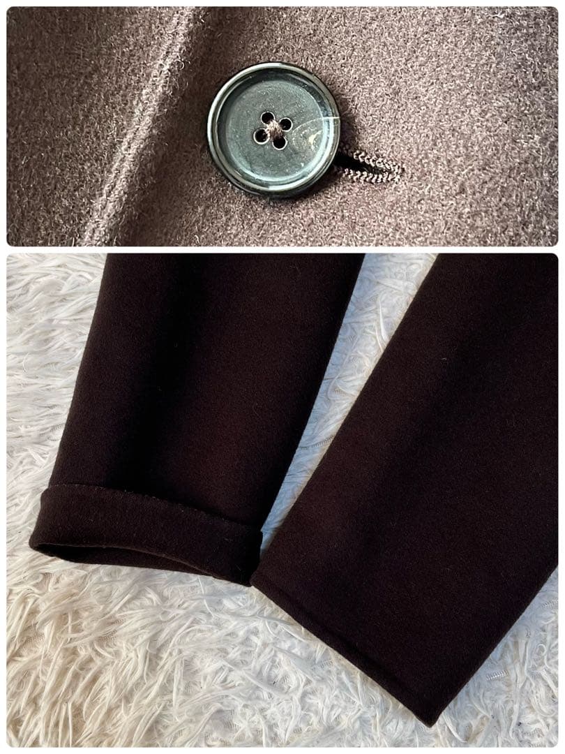 【美品】ジルサンダー カシミヤ混　ウール　チェスターコート　レディースコート