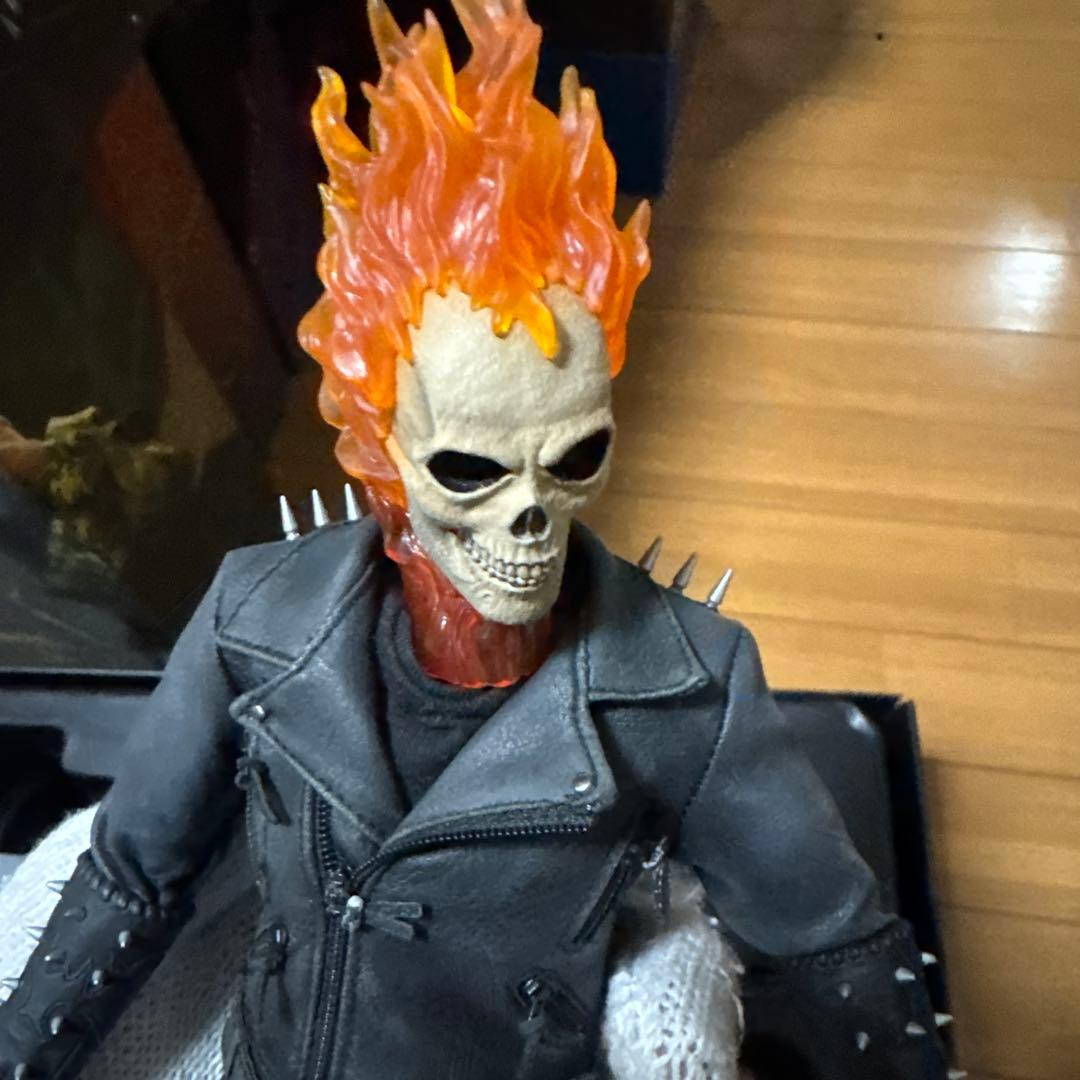 ゴーストライダー ホットトイズアクションフィギュア バイク付き