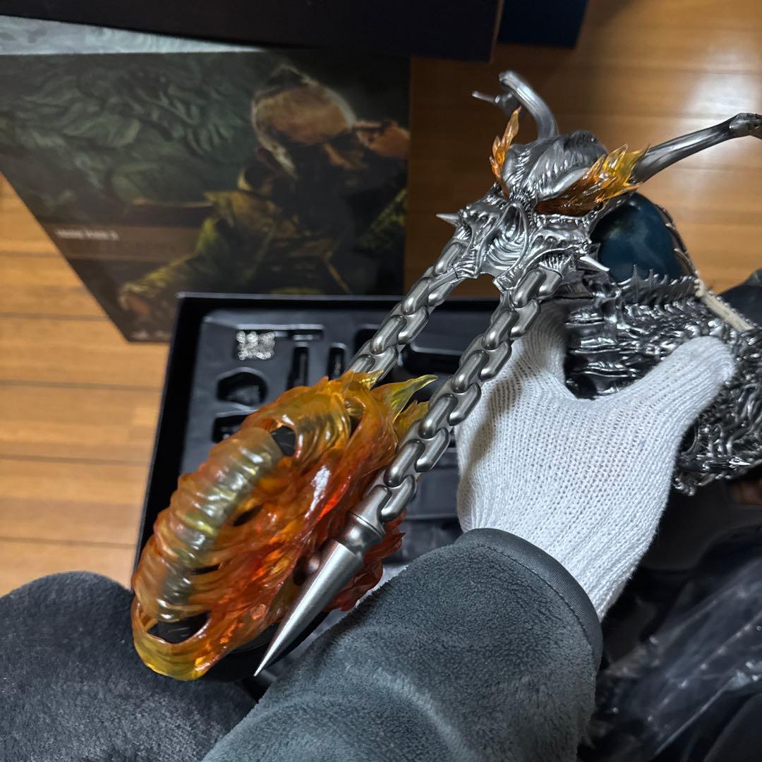 ゴーストライダー ホットトイズアクションフィギュア バイク付き