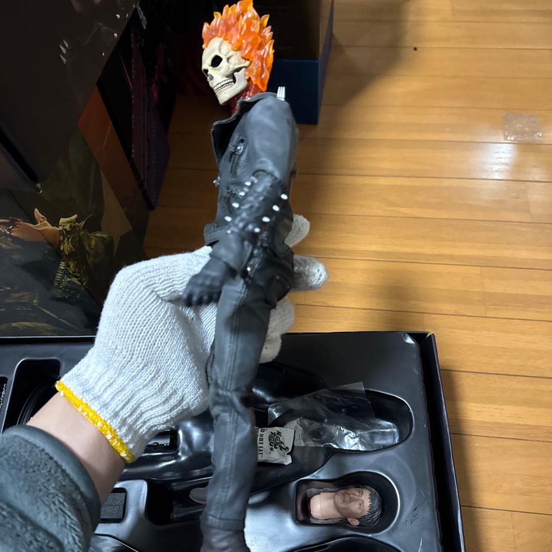 ゴーストライダー ホットトイズアクションフィギュア バイク付き