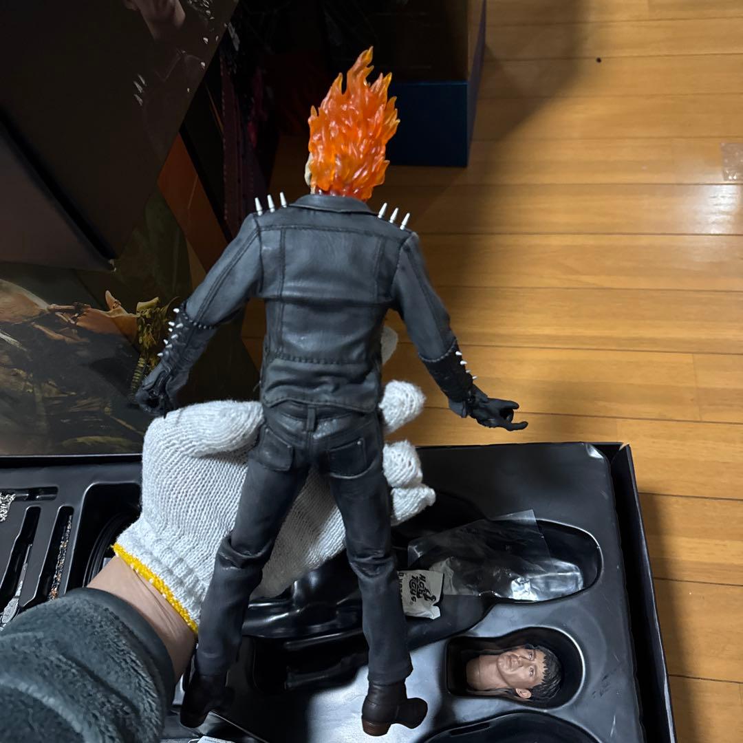 ゴーストライダー ホットトイズアクションフィギュア バイク付き