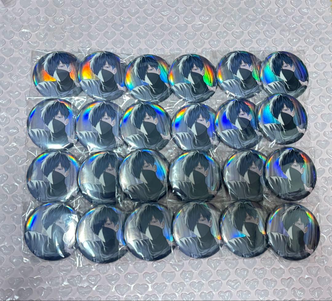 CrazyRaccoon CR ROCK DAY 缶バッジ VanilLaバニラ