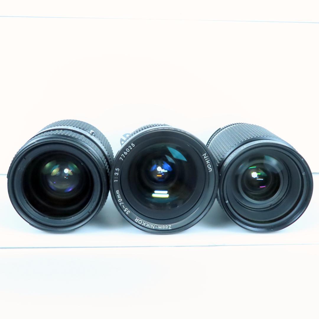 Nikon フィルム一眼レフカメラセット レンズ3本