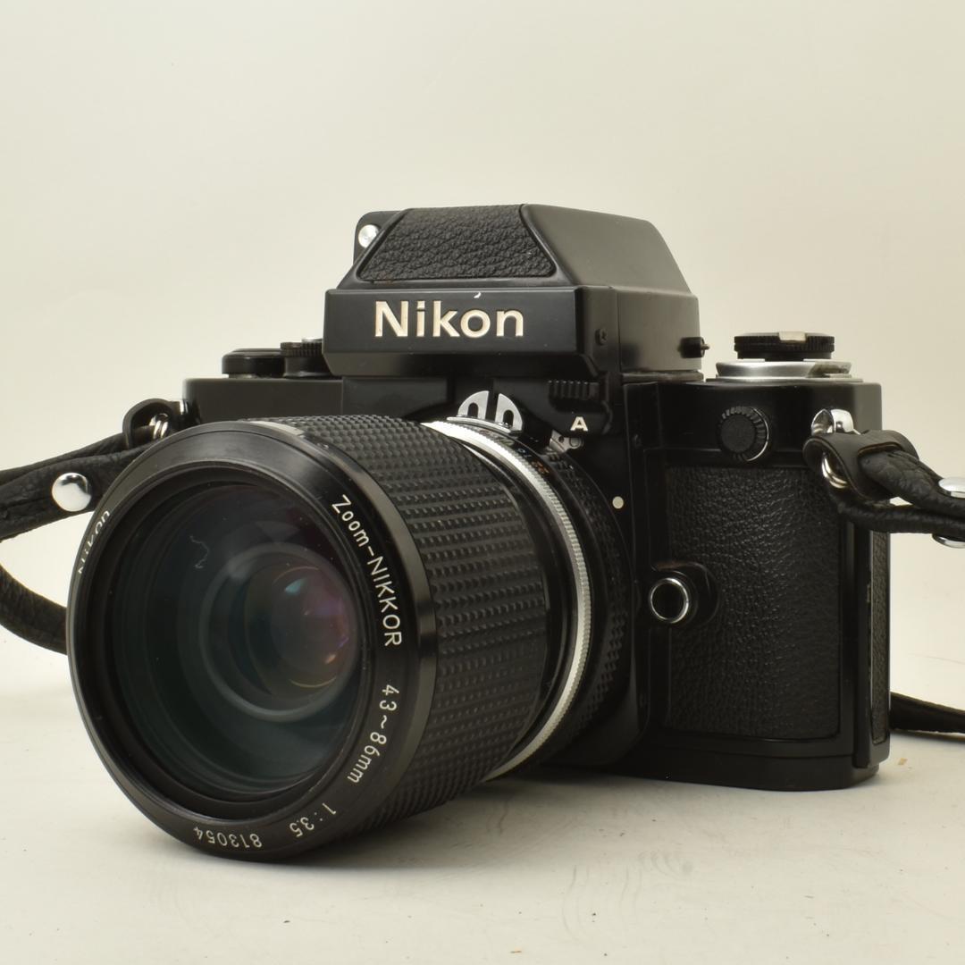 整備済 完動 Nikon F2 ブラック フォトミックA 43-86mm Ai