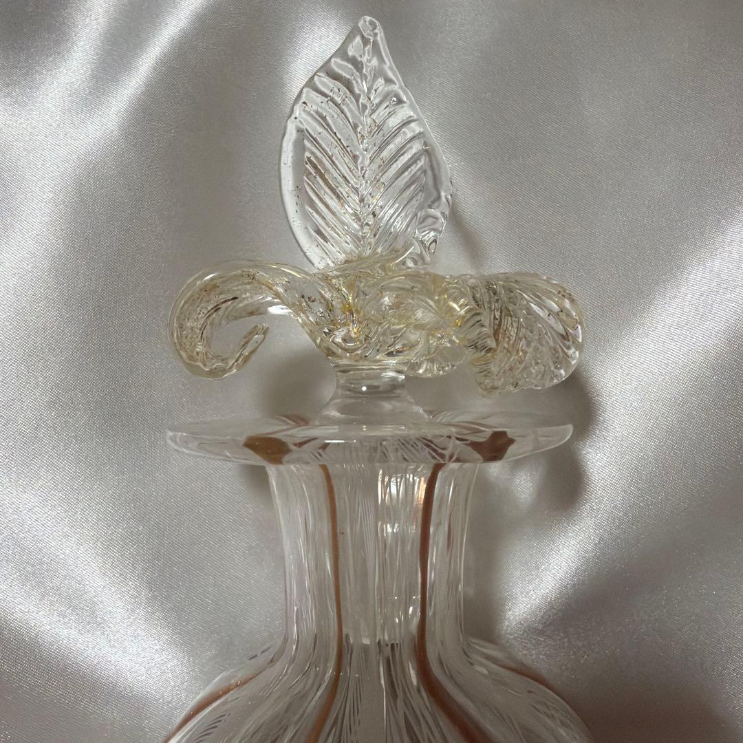 マ*ア様 ベネチアンガラス ムラーノガラス バラリン工房 八角形 香水瓶