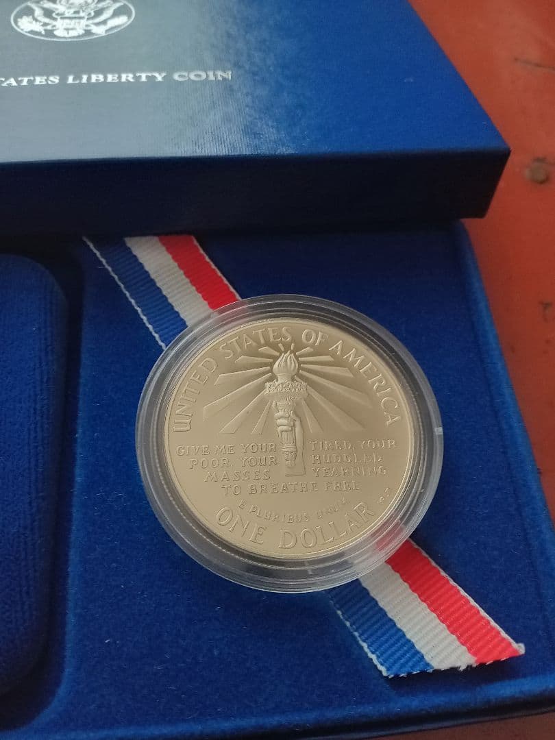 アメリカ 1986年 1ドル 銀貨　自由の女神 プルーフ