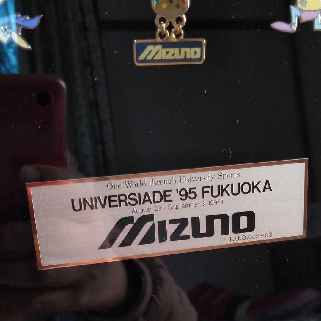 カパプー　ピンバッジ　福岡ユニバーシアード　ミズノ　スポーツ　カバ　レトロ