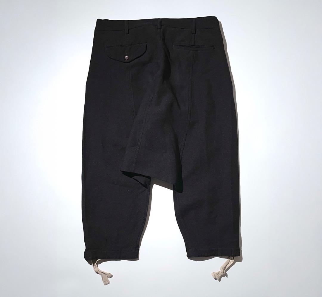 COMME des GARCONS HOMME PLUS ポリ縮絨サルエルパンツ