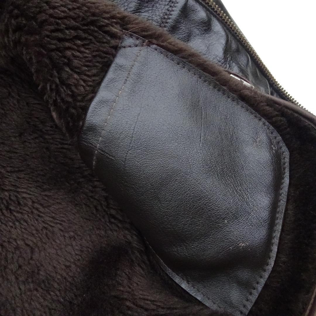 希少Schott ショット652H馬革ホースハイドライダーストラッカー襟付き42