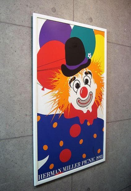 Clown　サマーピクニック ハーマンミラー アートポスター