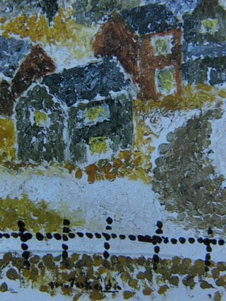 高田誠、【妙高暮色】、希少な額装用画集より、新品額装付、状態良好