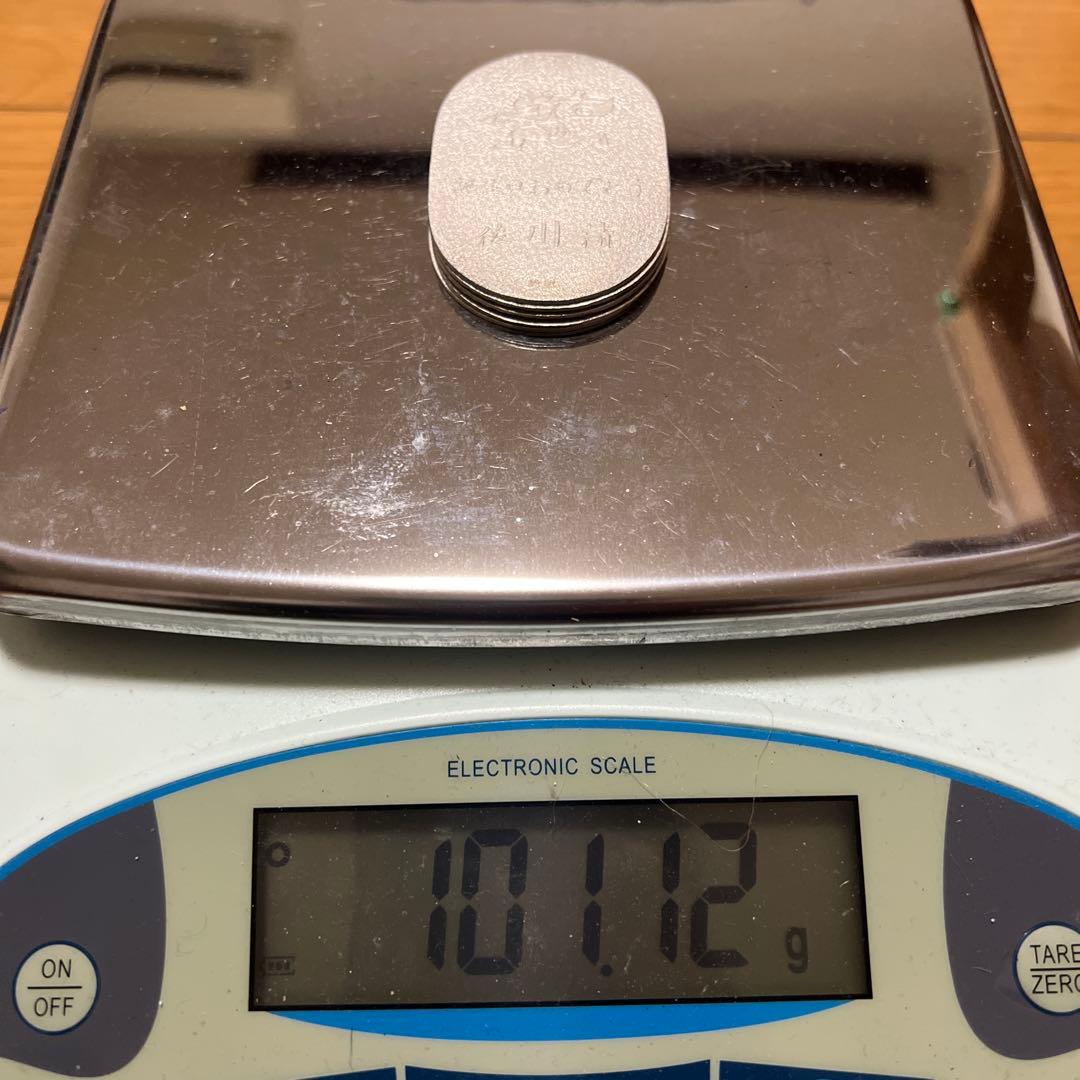 純銀 小判　5枚　佐川急便