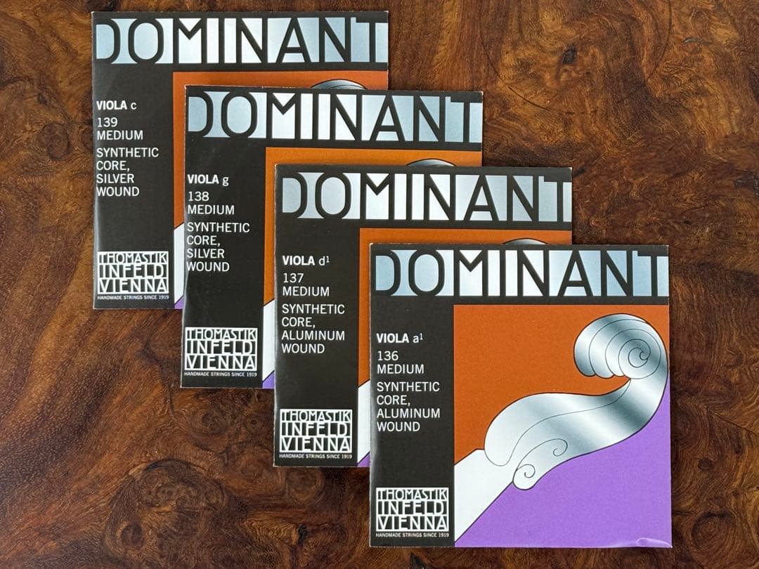【新品】ビオラ弦 ドミナント DOMINANT セット！