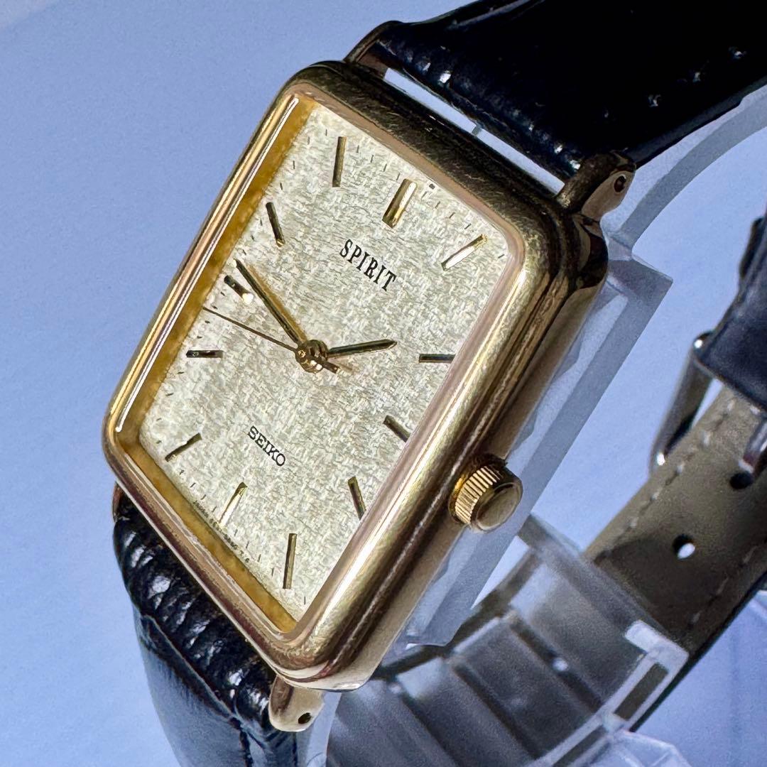 SEIKO 希少 スクエア ヴィンテージ 90's タンク 5E21-5B50