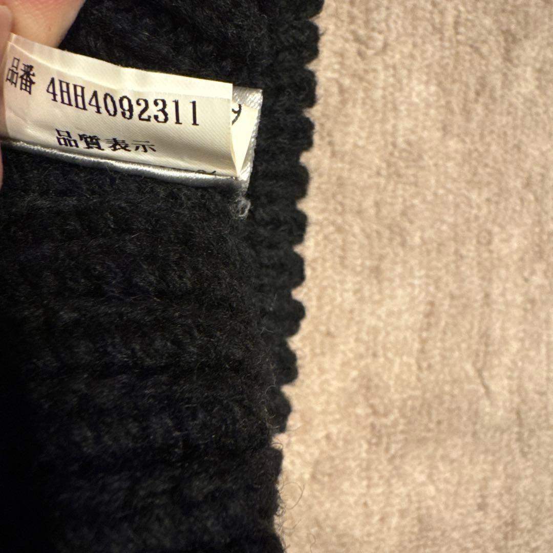 A/W2004Dior Homme Wool Arm Warmers ブラック