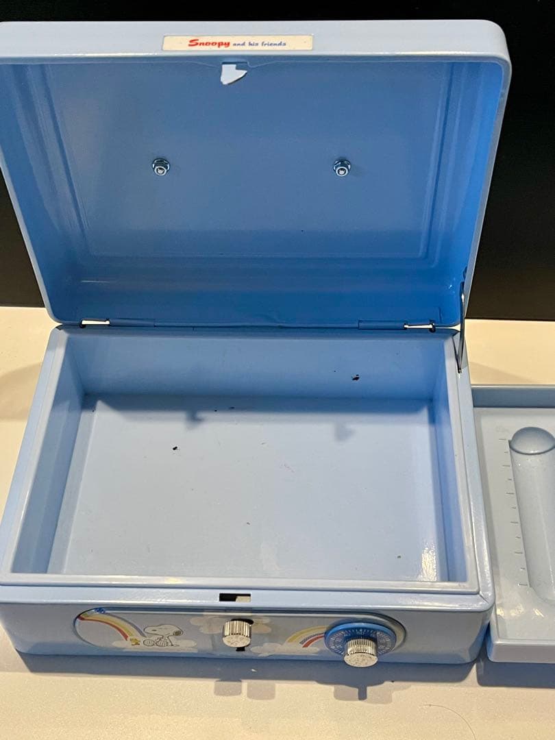 SNOOPY スヌーピー 手提げ金庫 キャッシュボックス サンリオ レトロ レア