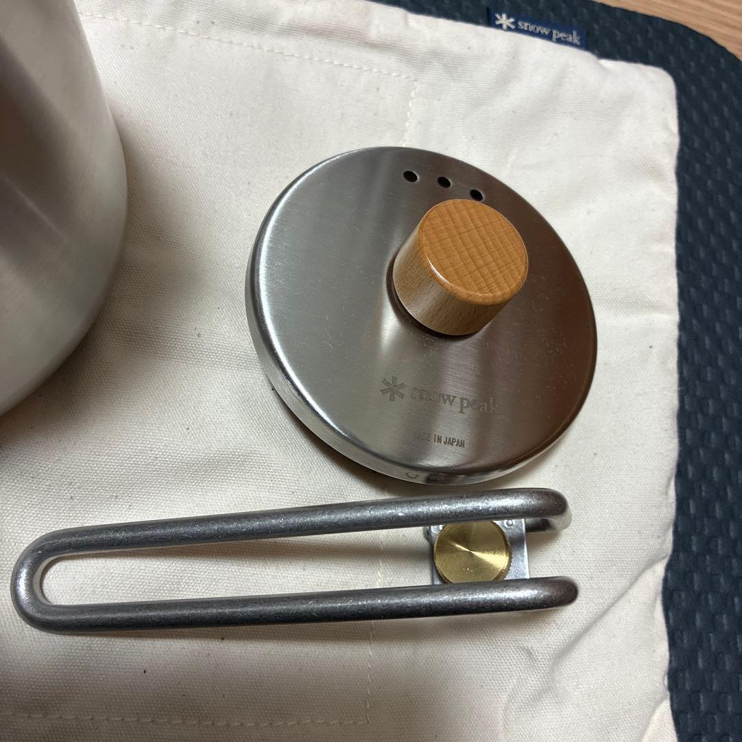  peak ステンレスケトル 収納袋付き
