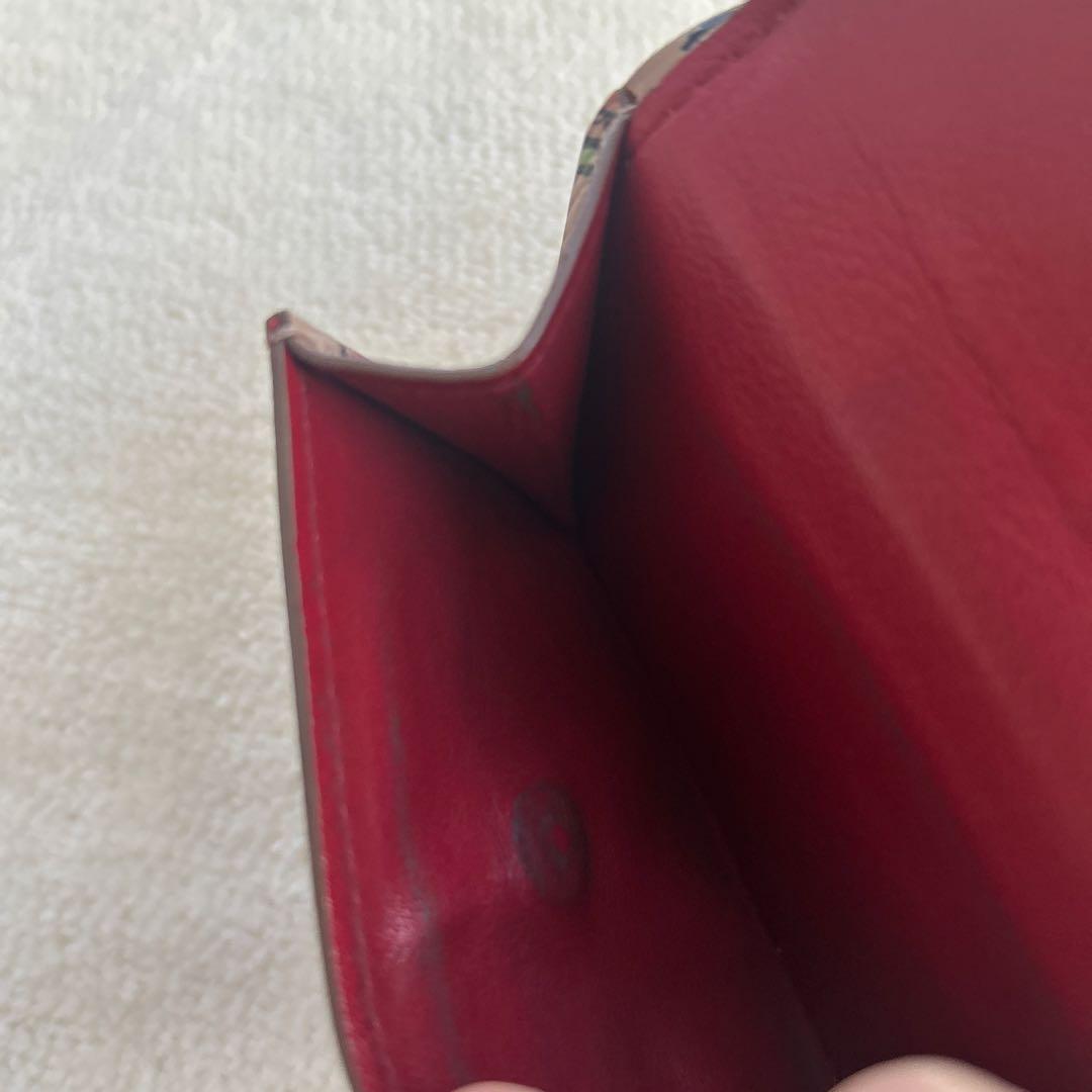 凛姫様　PRADA プラダ 三つ折り財布 ミニ財布　レザー　金ロゴ