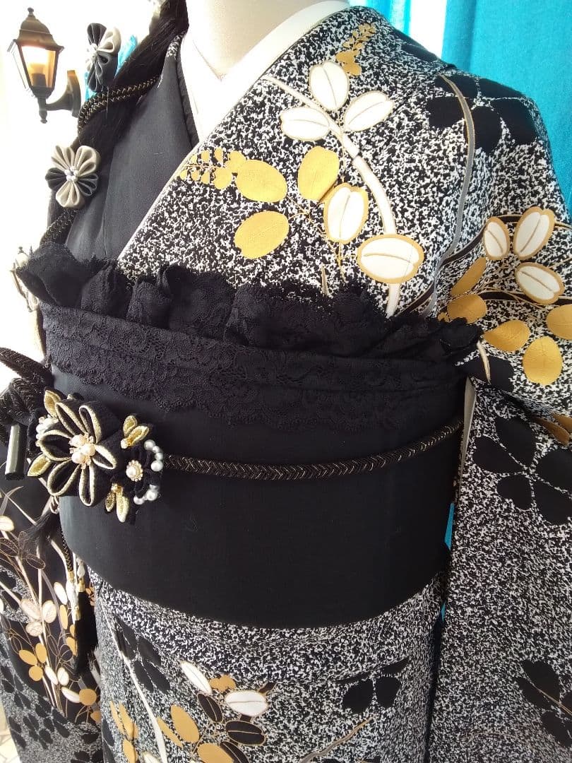 振袖フルセット、正絹振袖成人式、重ね衿、帯揚げ帯締め、西陣袋帯、襦袢、ガード加工