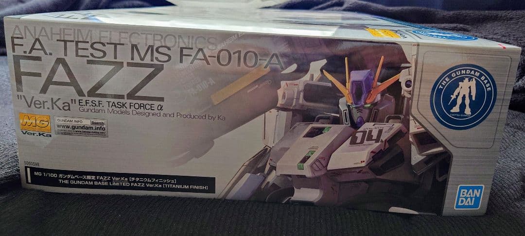 新品未組立 MG FAZZ Ver.Ka チタニウムフィニッシュ