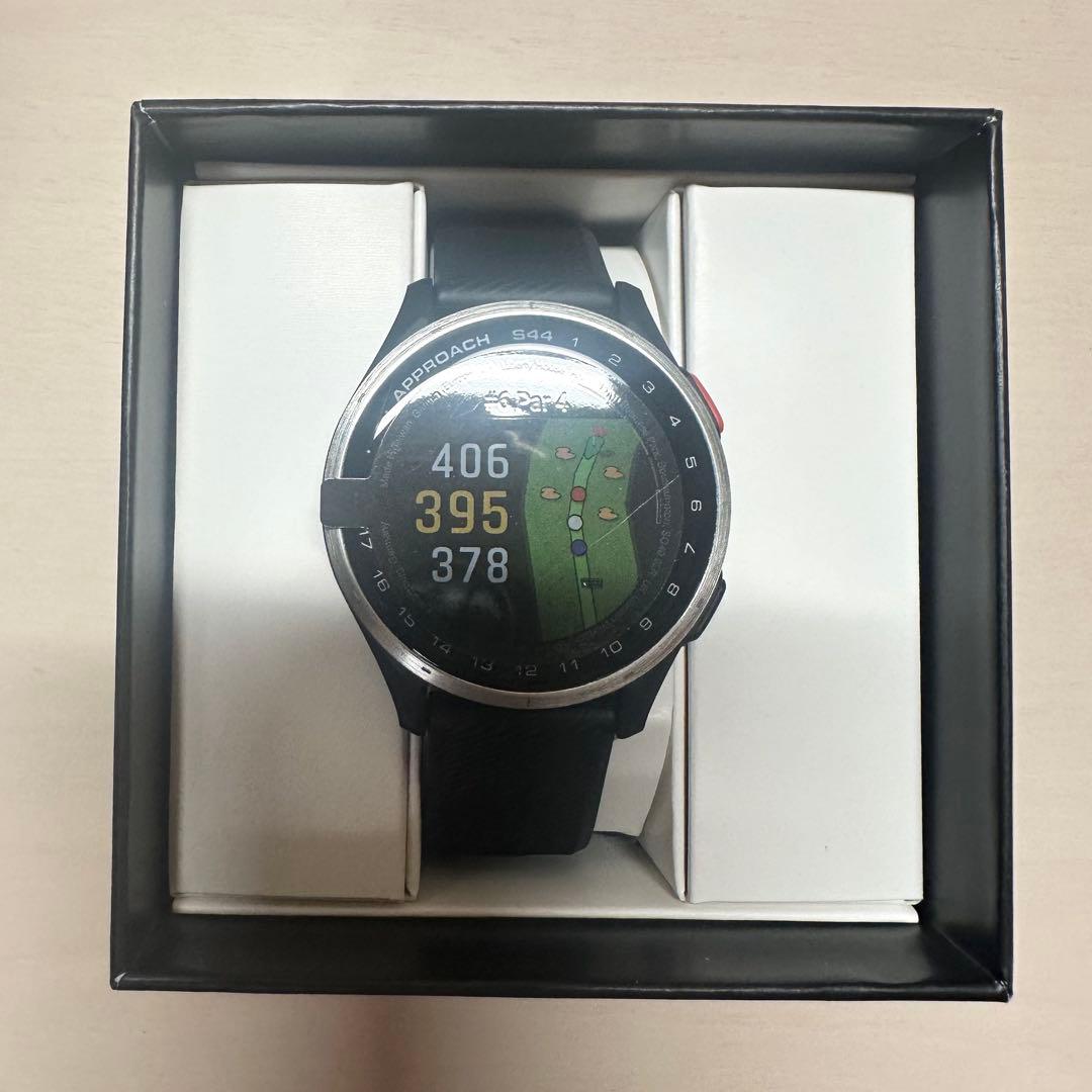 Garmin Approach S44 ／ゴルフGPSウォッチ/ガーミン 黒