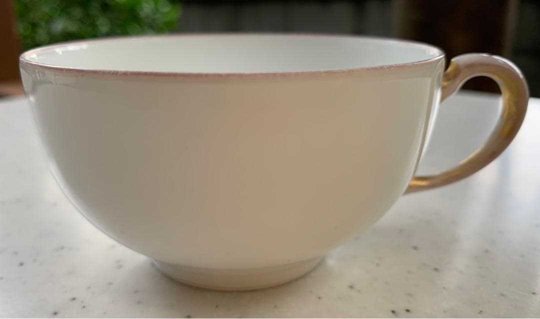 希少　大倉陶園　オールド大倉　コーヒーカップ　赤マロン印　1929 ヴィンテージ