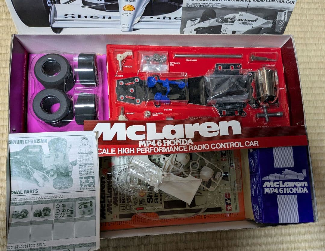 貴重当時物　1/10 McLaren MP4/6 Honda ラジコンカー未使用