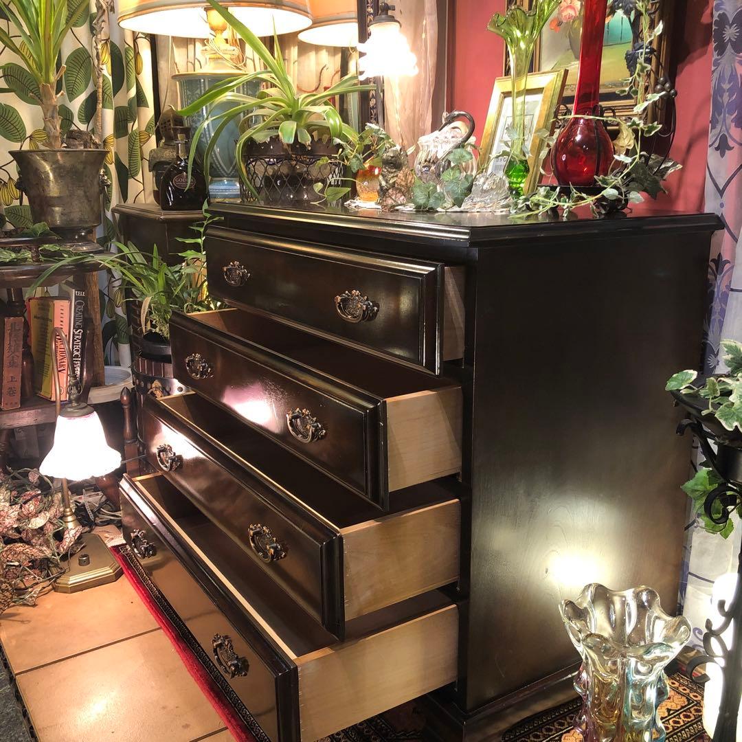 sale JPN 和製　アンティーク　４段　チェスト　かキャビネット