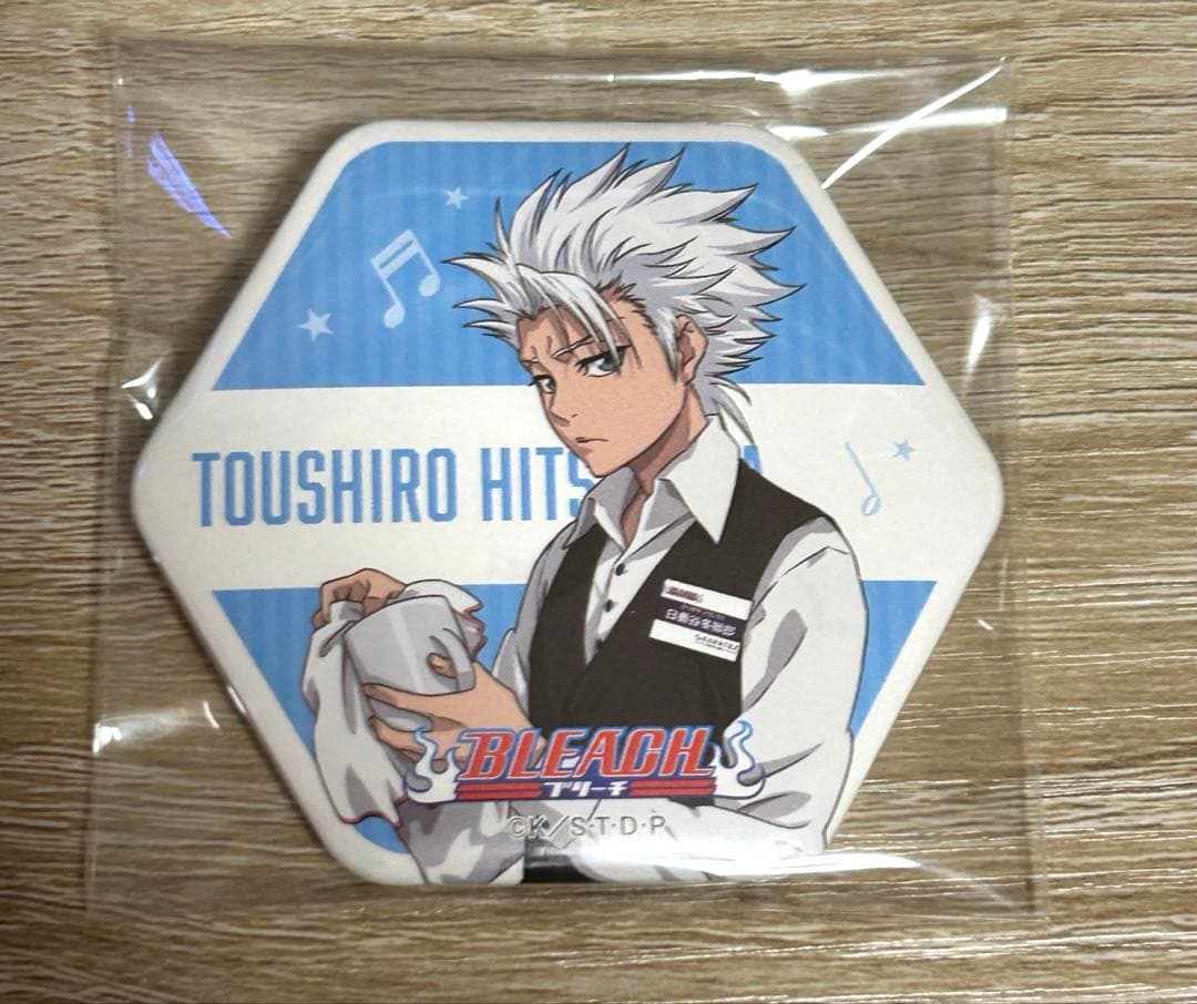 日番谷冬獅郎 BLEACH カラオケの鉄人 缶バッジ 希少