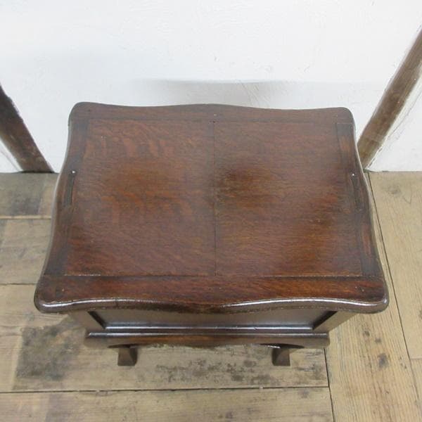 イギリス アンティーク 家具 ソーイングボックス 裁縫道具入れ 英国 6807d