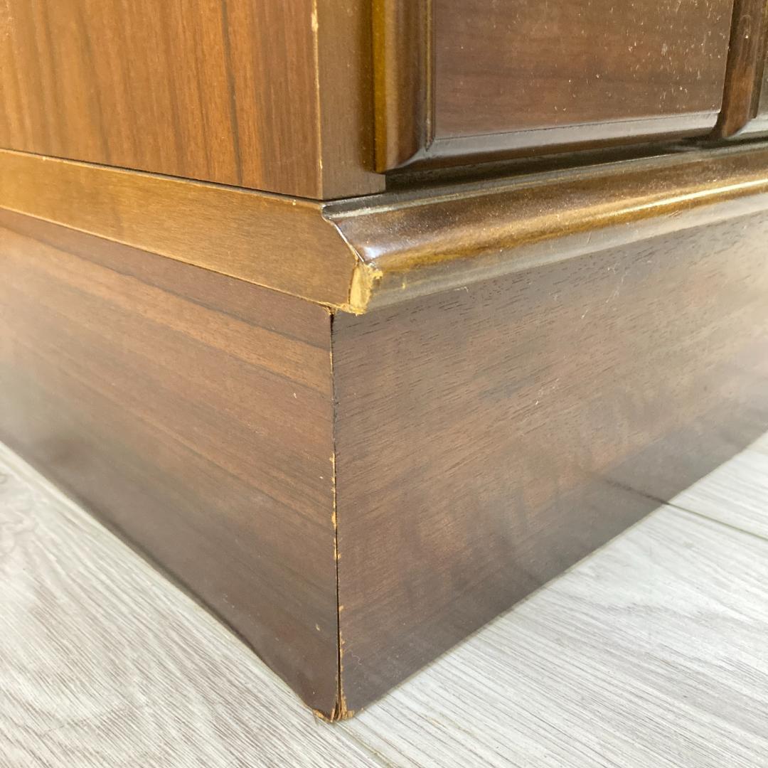 【カリモク】コロニアル　コーナーテレビボード　ローボード　テレビ台