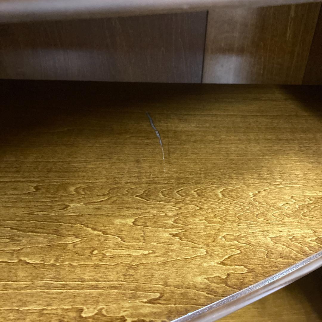 【カリモク】コロニアル　コーナーテレビボード　ローボード　テレビ台