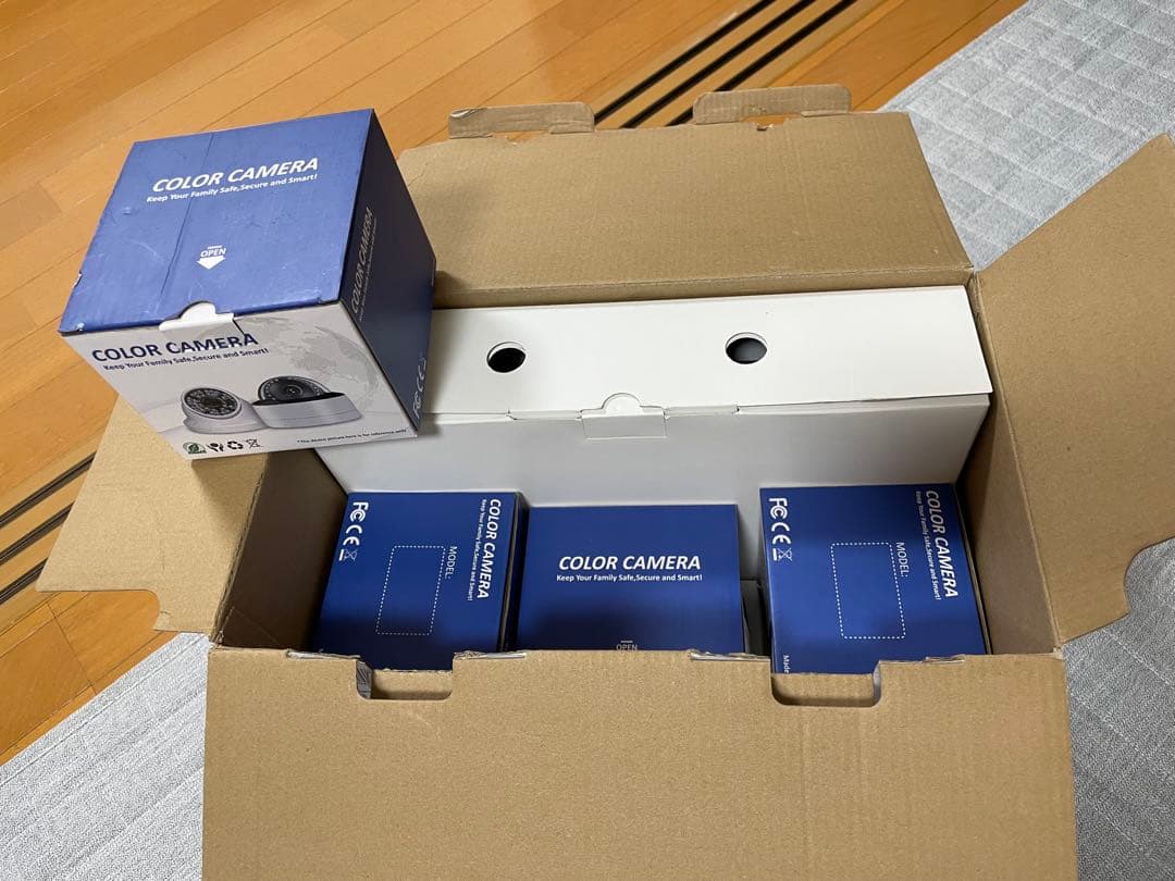 パンダーZ JENNOV カラー防犯カメラ 4台セット