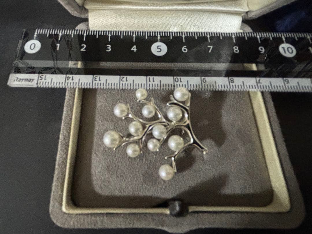 ミキモト 幸福の木 ブローチ シルバー MIKIMOTO