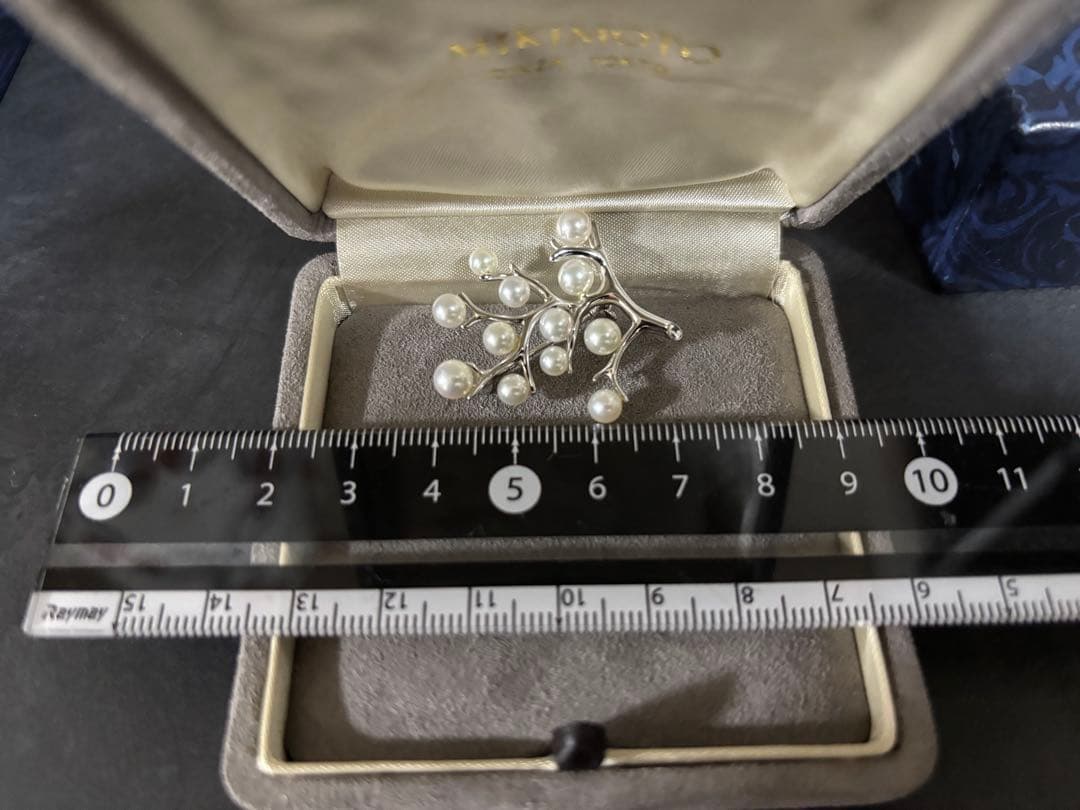 ミキモト 幸福の木 ブローチ シルバー MIKIMOTO