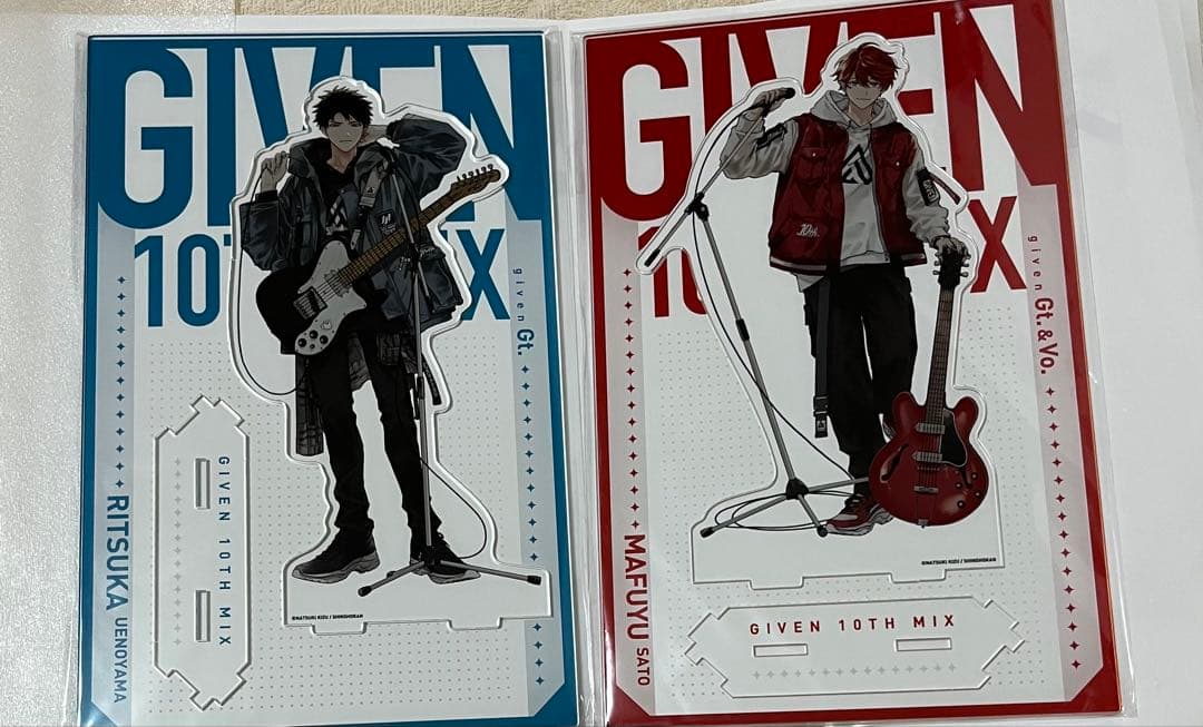 ギヴン展 10th mix つながるBIGアクリルスタンド 4点