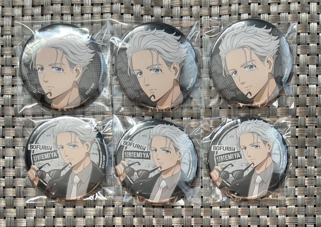 WIND BREAKER ウィンブレ ロックレザー 缶バッジ 梅宮一