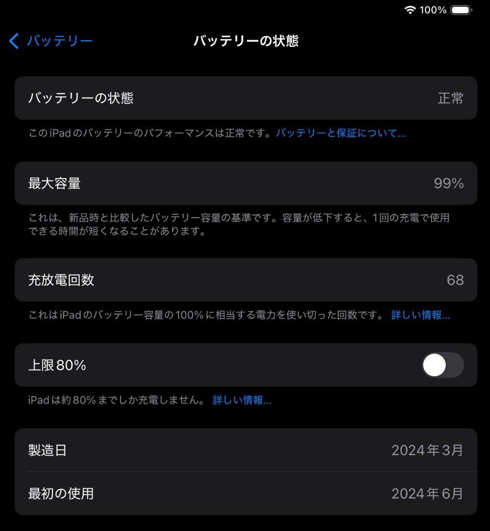 iPad Pro M4 256GB スペースブラック