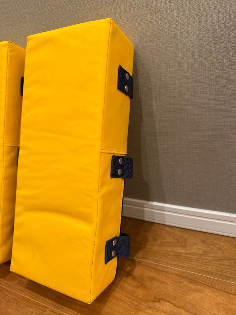 【国産】イサミ/ISAMI 空手キックミット 黄色（2個セット）