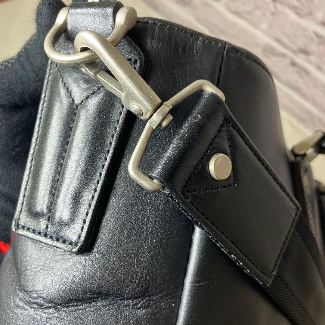 マスターピース✨GLOSS コレクターズ 黒 2way 牛革 ビジネスバッグ